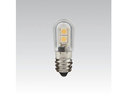 LED žárovka T18 240V 0.8W E14 ČERVENÁ