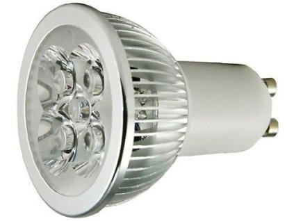 23465 zarovka led gu10 4x1w bila 230v 4w doprodej