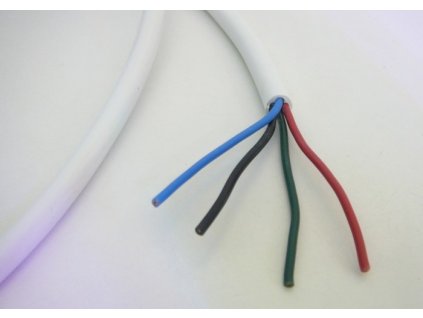 112072 kabel pro rgb led pasky kulaty 4 zily