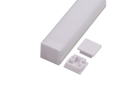 247158 koncovka profilu n8h bila koncovka profilu n8h bila