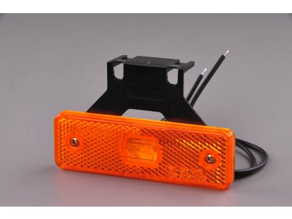 světlo poziční W44 (217Z) oranžové LED 12V+24V + držák