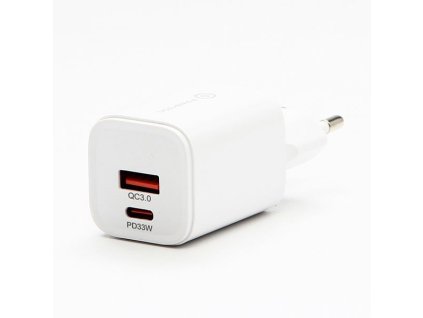 30552 napajec nabijecka usb c usb a 33w powerton gan charger