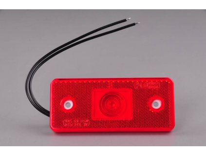 světlo poziční W17D (103P) červené LED 12V+24V