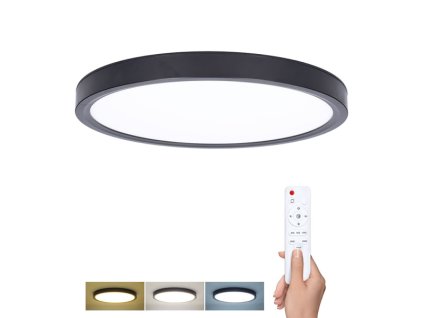 249566 solight led osvetleni s dalkovym ovladacem estela black 60w 4500lm 50cm zmena chromaticno