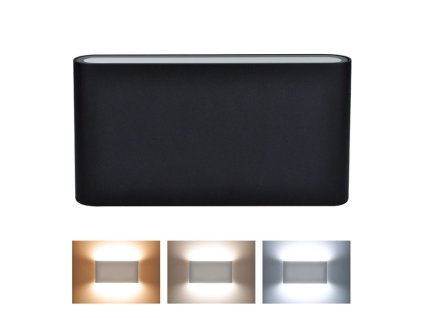 220994 solight led venkovni nastenne osvetleni modena 12w 680lm 120 cerna