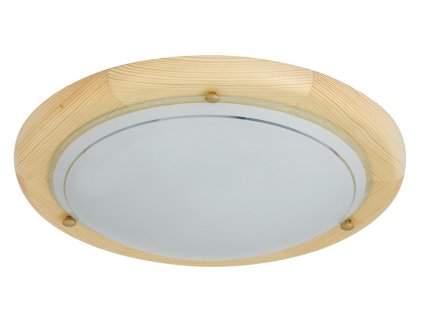 232543 ufon prisazene svitidlo max 2x60w e27 ip20 svetle drevo