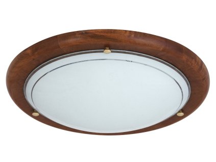 233534 ufon prisazene svitidlo max 2x60w e27 ip20 tmave drevo