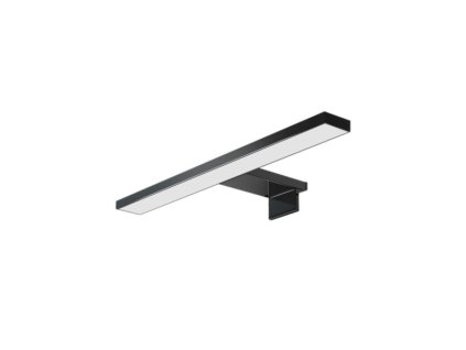 250280 led zrcadlove svetlo 30cm led 5w 400lm 4000k cerne qtec q 300b