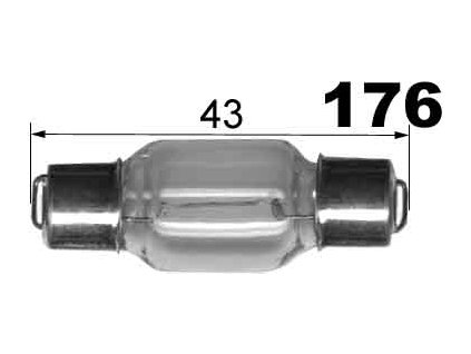 6495 zarovka sufit 12v 21w sv 15x43mm s dratky