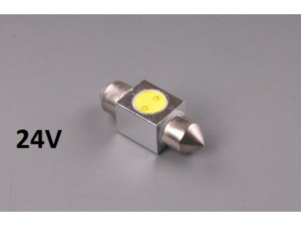 LED žárovka 24V 15W SV 18x31mm čirá