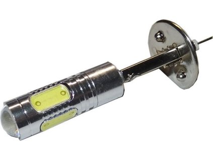 250516 zarovka led h1 12 24v bila 5x led cob