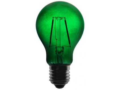 169930 zarovka led filament a60 36v ss zelena