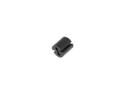 234923 distancni podlozka led prum 4 8mm led 3mm dl 5 08mm cerna