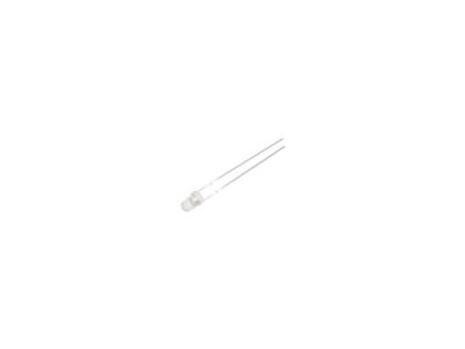 220274 led bila teple 3mm 4200mcd 30 celo vypoukle 315vdc