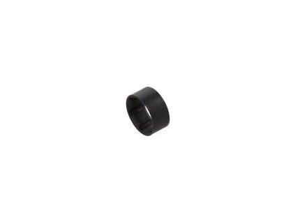 225428 objimka pro led 5mm dvoudilne cerna ul94v 2 l 9mm polyamid