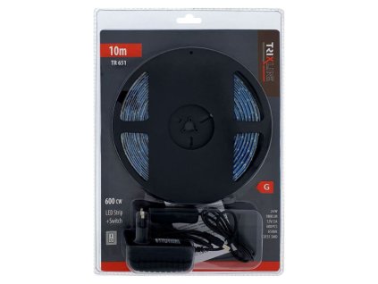 253197 led pasek 24w 6500k 10m s vypinacem trixline trixline tr 651