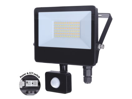 254368 solight led reflektor se senzorem top 30w max 3900lm 3cct voliteny vykon 100 66 ip65 rychl