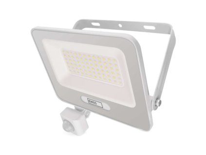 255051 led reflektor glaro s pohybovym cidlem 50 w bily ip54 5000 lm neutralni bila