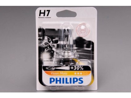 122881 blistr h7 12v 55w px26d vision moto plus30 philips