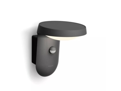 229795 philips svit nasten led tyla 9w 820lm 827 ip44 antracit senz