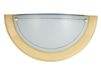 232340 ufon nastenne svitidlo max 1x60w e27 ip20 svetle drevo