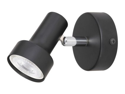 241549 konrad nastenne svitidlo 1x50w gu10 ip20 nastavitelne cerna