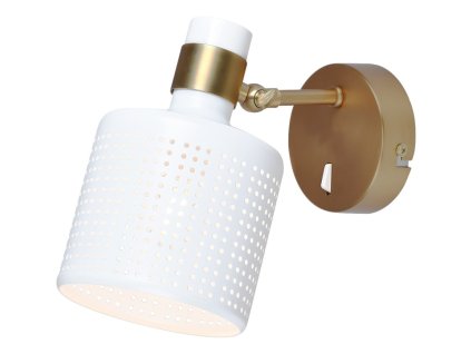 242664 alberta nastenne svitidlo 9w e27 ip20 zlata bila