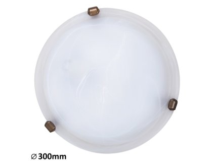 243410 alabastro 3203 stropni svitidlo 1x60w e27 ip20 bily alabastr