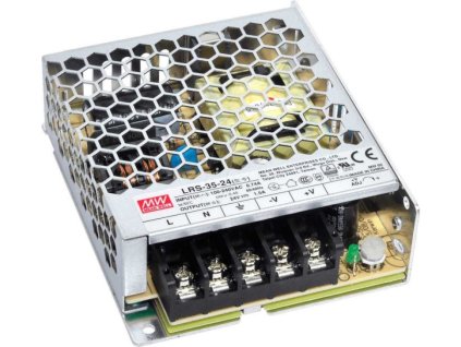 247579 prumyslovy zdroj mean well lrs 35 24 24v 35w spinany