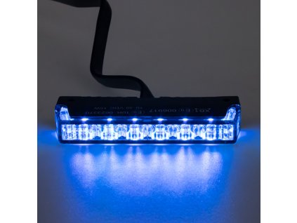 251650 profi slim vystrazne led svetlo vnejsi do mrizky modre 12 24v ece r65