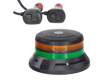 253527 led majak 12 24v 48xled zeleny oranzovy magnet ece r65