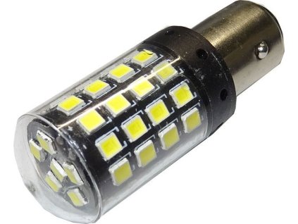 254673 zarovka led bay15d 12 24v bila 54x smd3030