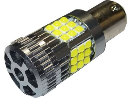 254678 zarovka led ba15s 10 30v bila 36x smd3030 canbus bo blinkru