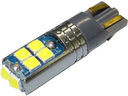 254680 zarovka led t10 12 24v bila 10xsmd3030