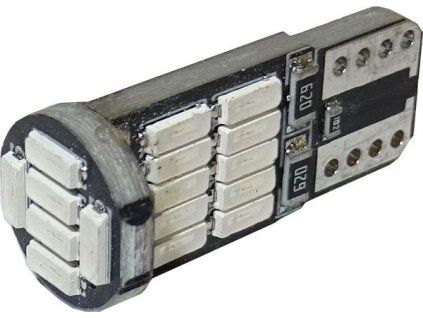 254688 zarovka led t10 12v modra 26x led4014