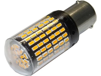 254882 zarovka led bau15s 12v oranzova 144xsmd3014 do blinkru