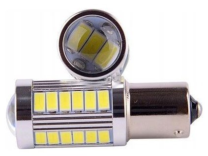 254920 zarovka led ba15s 12v bila 33x smd5730