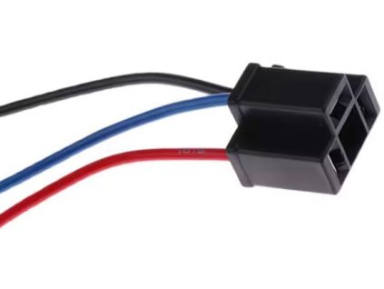 255441 patice h4 s vyvody 15cm plastova female