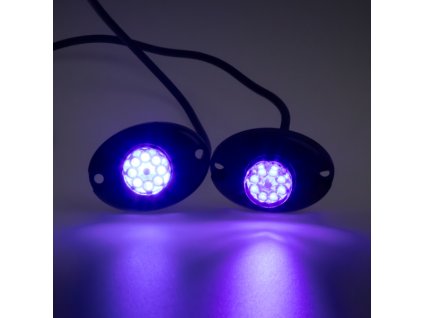 256496 2x profi vystrazne led svetlo vnejsi modre 12 24v ece r10