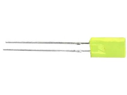 13587 led 2 5x5mm zluta dif 4mcd 110 l383ydt