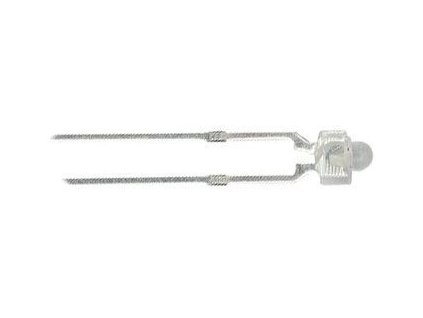 13639 led 1 8mm zluta cira 2 8cd 20ma 30