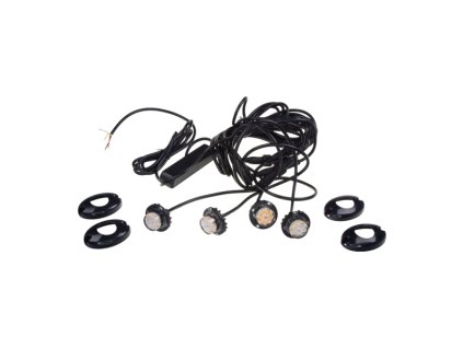 257144 4x profi vystrazne led svetlo vnejsi oranzove 12 24v ece r65