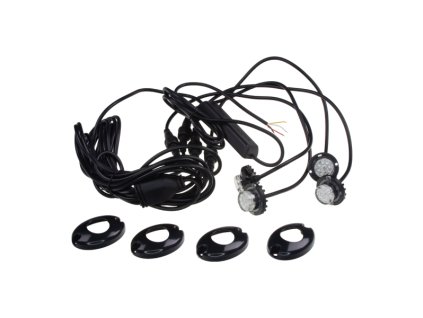 257145 4x profi vystrazne led svetlo vnejsi modre 12 24v ece r10