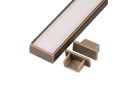 252910 koncovka profilu n14b bronzova koncovka profilu n14b bronzova