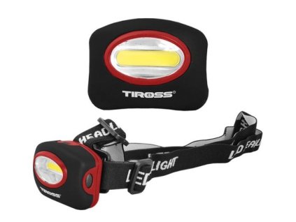 143230 celovka cob napajeni 3x aaa cervena tiross