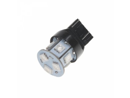 LED žárovka 12V s paticí T20 (7443) oranžová 5LED/3SMD