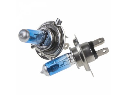 22896 halogen zarovka 12v s patici h4 blue white 4300k