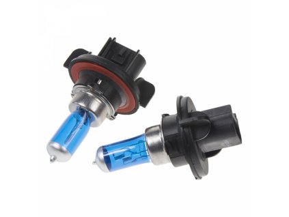 23176 halogen zarovka 12v s patici h13 blue white 4300k