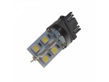 LED žárovka 12V s paticí T20 (3157) bílá 16LED/3SMD CANBUS