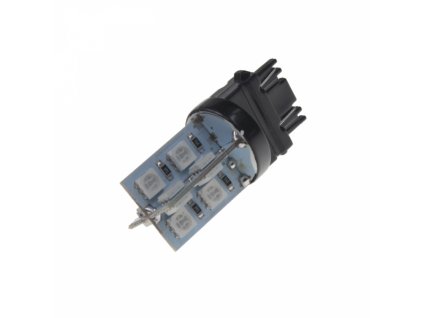 23337 led zarovka 12v s patici t20 3157 cervena 16led 3smd canbus